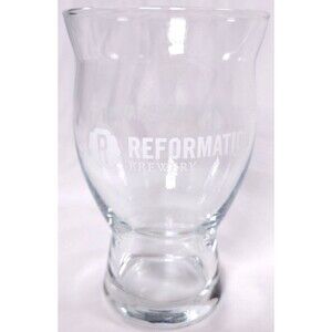 Reformation Brewery Beer Glass Pint Craft Brewing Woodstock Georgia